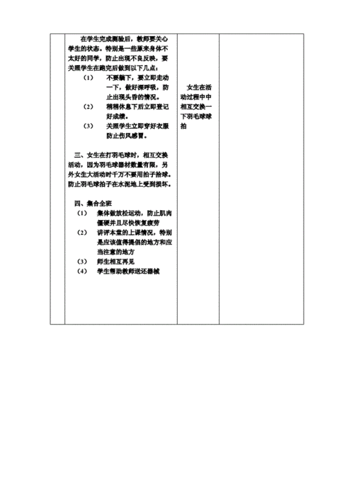 体育中长跑教案